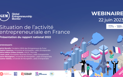 Webinar on the entrepreneurial situation in France
