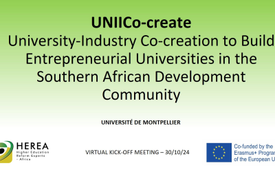 La Chaire AE2i s’engage dans UNIICo-create : un projet pour transformer l’enseignement supérieur en Afrique australe !