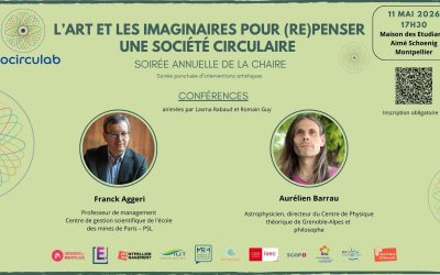 Soirée Annuelle de la Chaire Ecocirculab  –  « L’art et les imaginaires pour (re)penser une société circulaire »